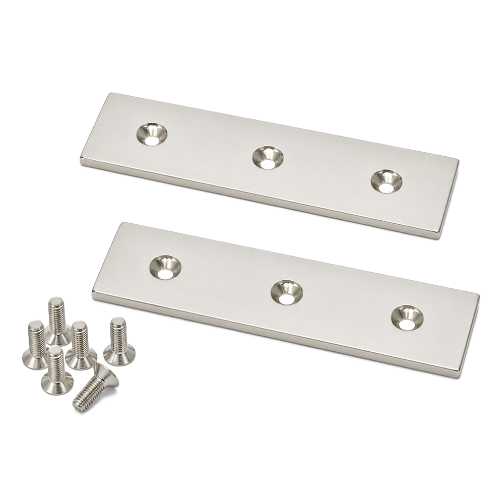 Rectangular Stainless Steel Bars for Grate Magnet Frame | 150mm x 40mm x 5mm | SOLD PER PAIR