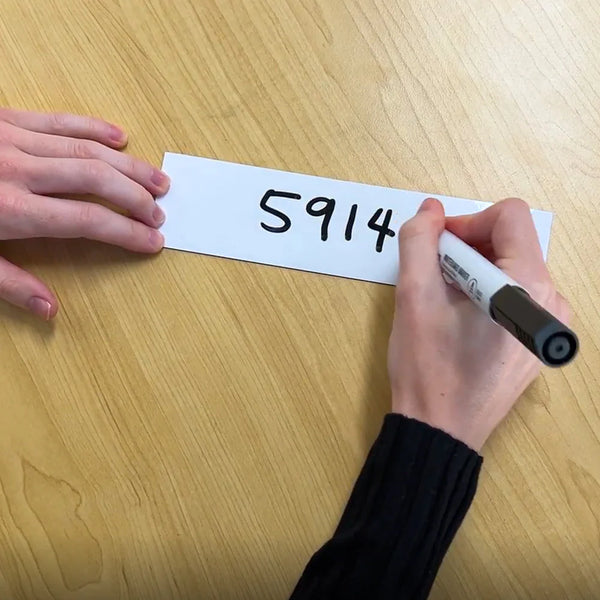 Rewritable White Magnetic Tape - 90mm x 0.8mm | 30m ROLL