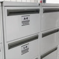Magnetic Label Holder C-Channel Set – 150mm x 76mm x 1.1mm | Includes Plastic Cover and Insert Card
