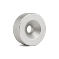 Samarium Cobalt (SmCo) Countersunk Ring Magnet - 20mm (OD) x 10mm (H) | Countersunk Hole D5.2mm | North on Countersunk