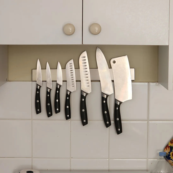 AMF Magnetics Stainless Steel Magnetic Knife Holder 400mm