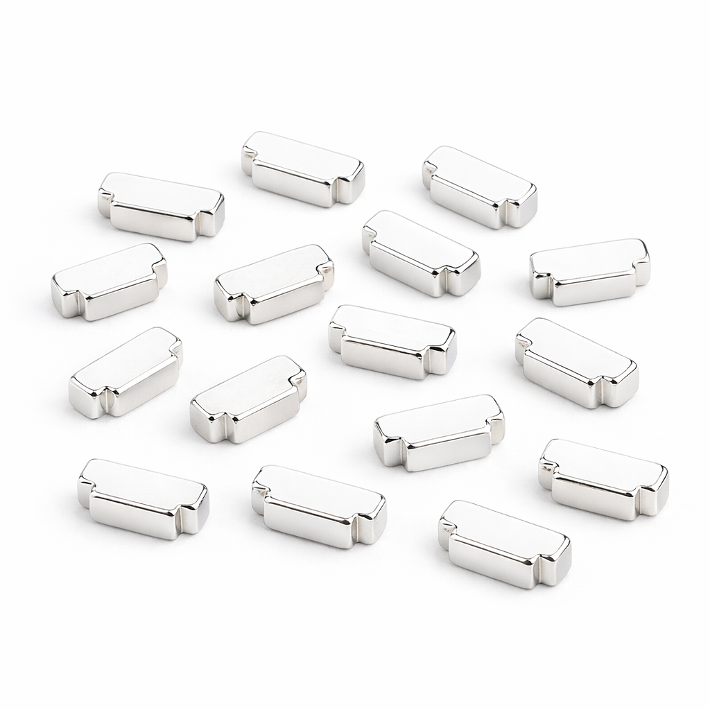 Neodymium T-Shaped Magnets (20 Pack) - 8mm x 3.3mm x 3.1mm | N48