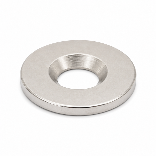 AMF Magnetics Non-Magnetic Steel Countersunk Washer 15mm (OD) x 1.5mm (H) Countersunk (ID)5.4mm/(ID)8.4mm