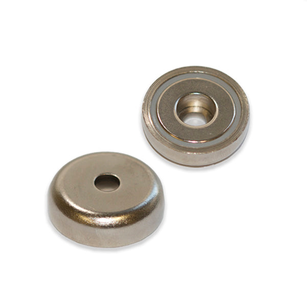 Neodymium Pot Magnet with Round Hole - 42mm x 9mm