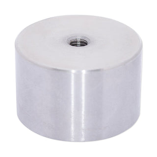 Internal Thread Neodymium Pot Magnet | Stainless Steel Coating | 40mm x 25mm