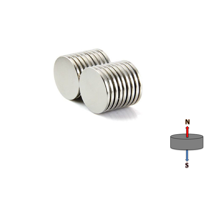 Neodymium Disc Magnet - 12mm x 2mm | N45