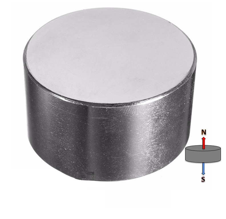 Neodymium Rare Earth Disc Magnet 70mm x 40mm N48 | FRENERGY MAGNETS ...