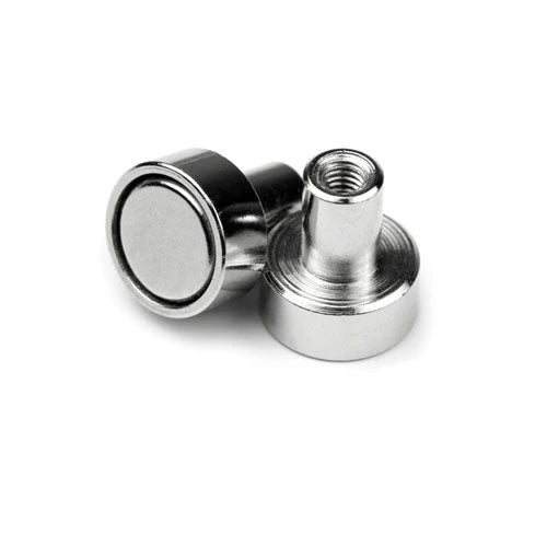 Female Thread Neodymium Pot Magnet - Diameter 10mm x 12mm