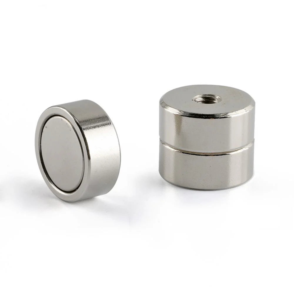 AMF Magnetics Neodymium Pot Magnet - Diameter 20mm x 11mm M6 Internal Thread