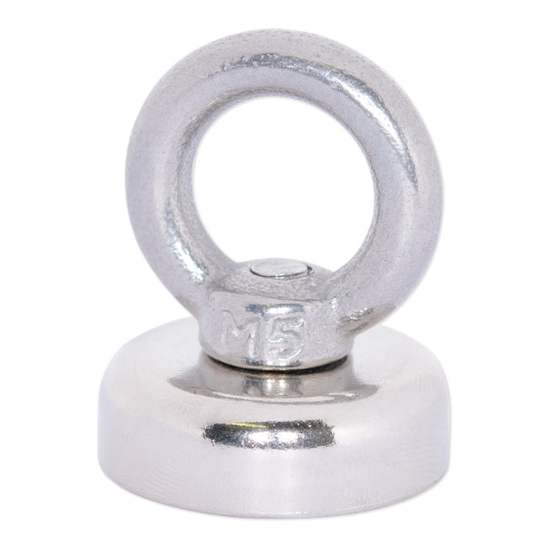 Neodymium Pot Magnet SS304 EYEBOLT - D36mm (41kg) | Recovery Fishing Magnet