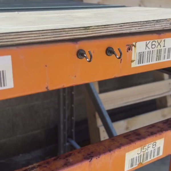 Black Hook Magnet | Neodymium Pot Magnet with Threaded Hook - 16mm (D) x 37mm (H)