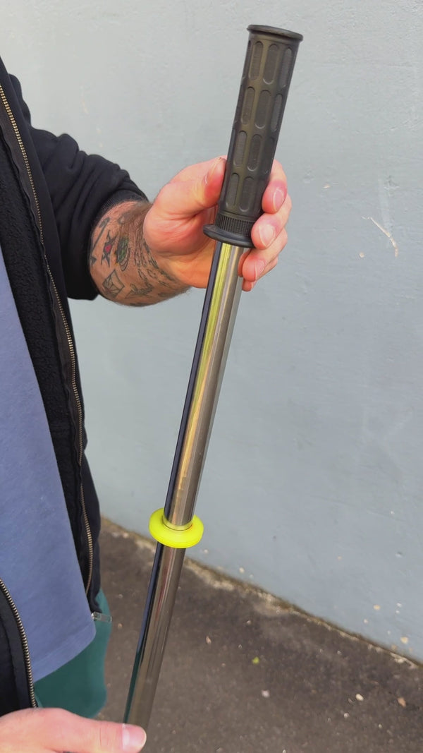 Magnetic Swarf Cleaner with 200mm Pick Up Area | 25mm x 600mm | Manual Cleaning