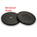Female M5 Neodymium Pot Magnet - Diameter 88mm x 8mm with Rubber Case | M5 Internal Thread