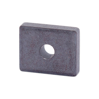 Ferrite Block Magnet - 16mm x 13mm x  4mm (4mm Hole)