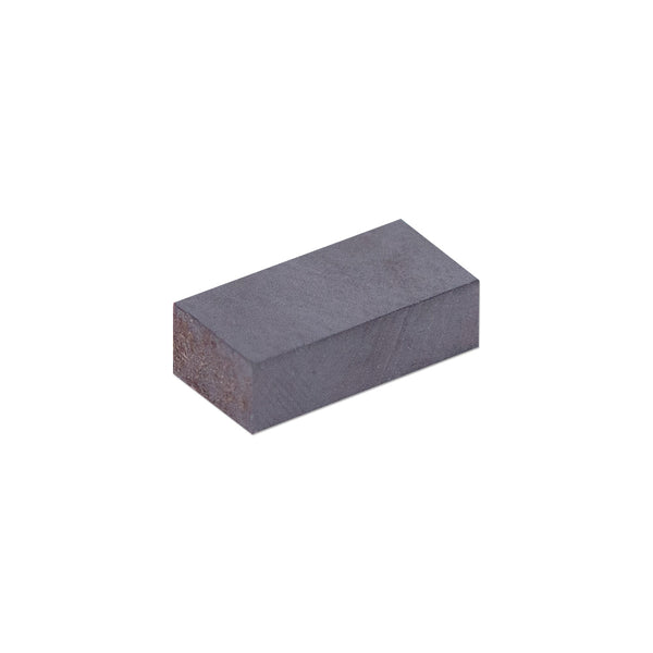 Ferrite Block Magnet - 10mm x 5mm x 3mm | Magnetised through the 5mm x 3mm surface
