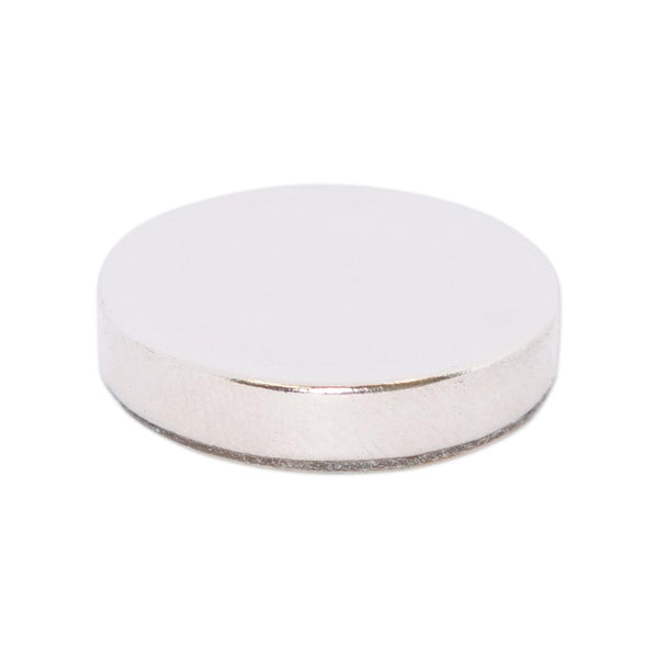 Self-Adhesive Neodymium Disc Magnet - 20mm x 4mm | N38 | Single-Sided 3M™ VHB™ F9472PC Adhesive