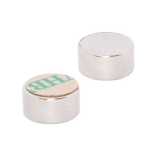 AMF Magnetics Self Adhesive Neodymium Disc Magnet - 10mm x 5mm N38 Single-Sided 3M™ VHB™ F9473PC Adhesive