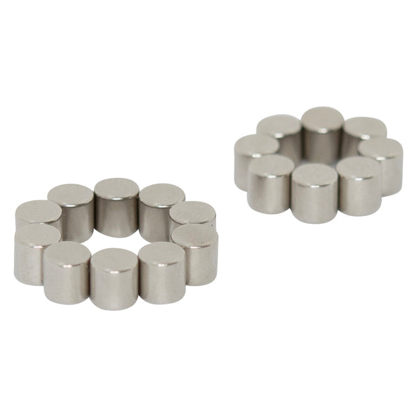 Neodymium Cylinder Magnet - 4mm x 4mm | N35H | High Temp ≤120ºC | Diametrically Magnetised