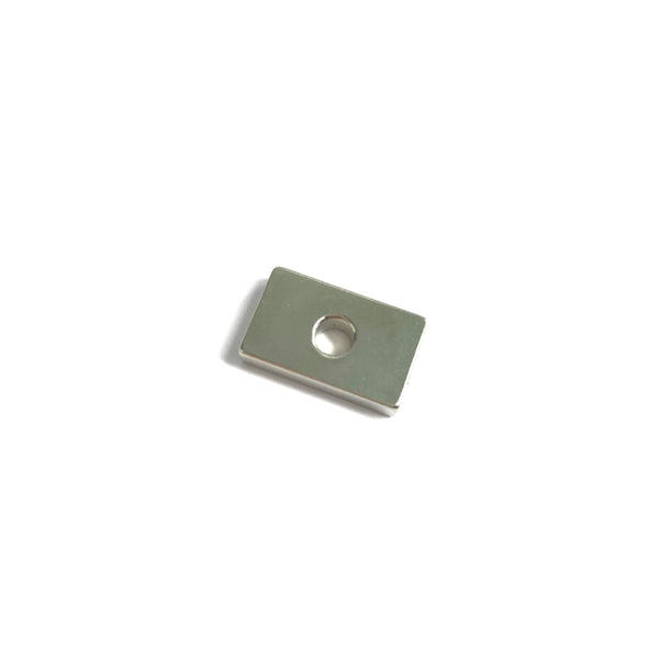 Neodymium Block Magnet - 20mm x 12mm x 5mm | with 4.5mm hole