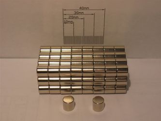 Neodymium Cylinder Magnet 10mm x 10mm N52
