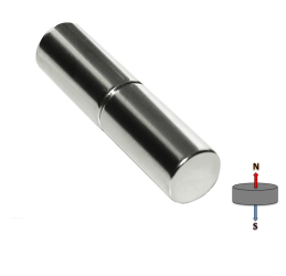 Neodymium Cylinder Magnet 12.7mm x 25.4mm N45