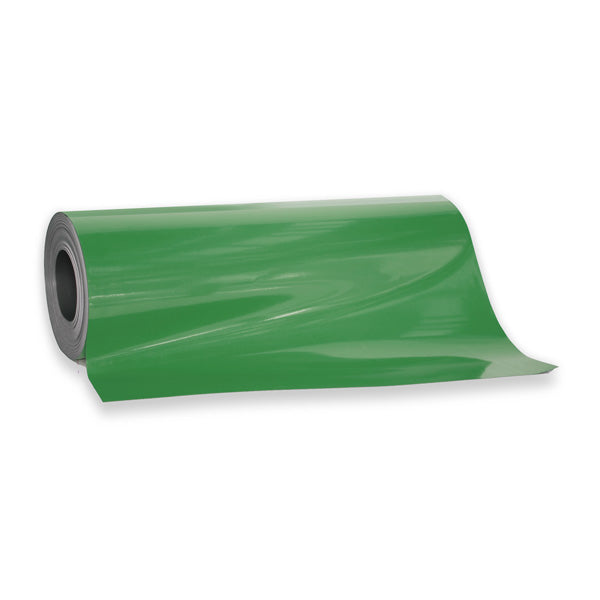 Magnetic Sheeting in Green - for sale by the metre at AMF Magnetics