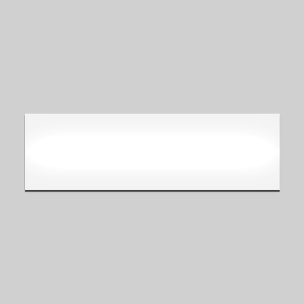 Magnetic Labels - 100mm x  30mm - 0.8mm | White
