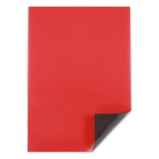 A4 Red Magnetic Sheet | 297mm x 210mm | 0.8mm thick