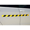 Reflective Magnetic Tape | Hi-Vis Black and Yellow | 50mm x 0.8mm | PER METRE | Supplied As Continuous Length