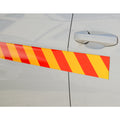 Reflective Magnetic Tape | Hi-Vis Red and Yellow | 75mm x 0.8mm | PER METRE | Supplied As Continuous Length