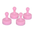 Pink Pin Whiteboard Magnets - 29mm diameter x 38mm | 4 PACK