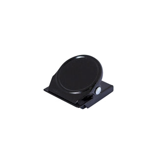 AMF Magnetics Black Square Round Memo Clip Magnet 30mm