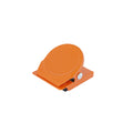 Orange Square Round Memo Clip Magnets | 30mm | 10 Pack