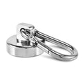 Magnetic Carabiner Hook - 30mm (D) x 50mm (L) x 5mm (H)