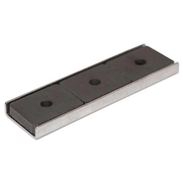 U Channel Ferrite Block Magnet - 76.2mm x 22.3mm x 6.3mm