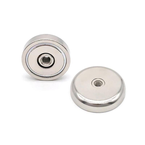 Neodymium Pot Magnet | Diameter 36mm | M4 Internal Thread | Pull Force 24kg