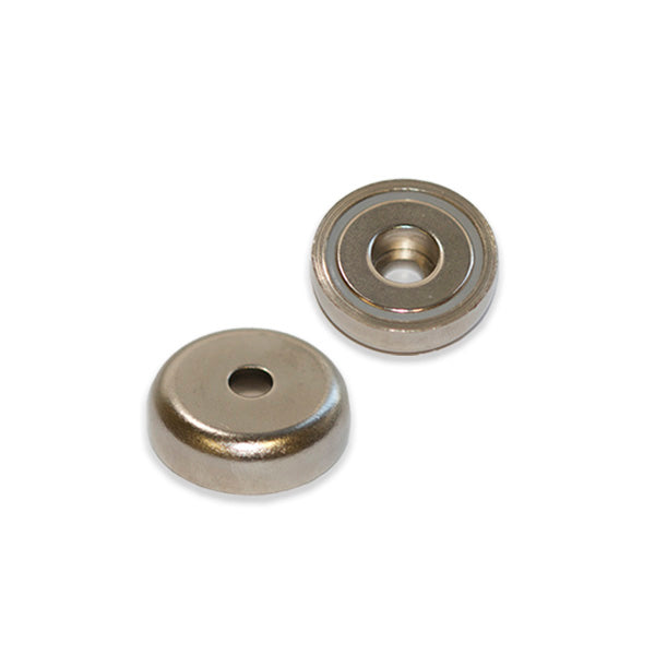 Neodymium Pot - Round Hole 20mm x 7mm