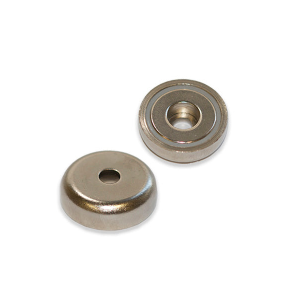 Neodymium Pot - Round Hole 25mm x 8mm