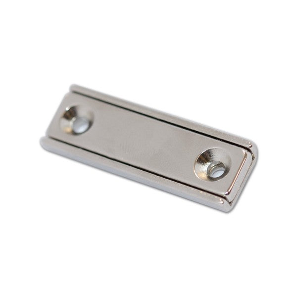 Neodymium Rectangular Pot - Countersunk 40mm x 13.5mm