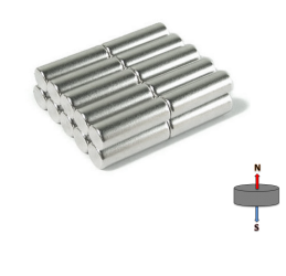 Neodymium Cylinder Magnet 12.7mm x 31.75mm N40