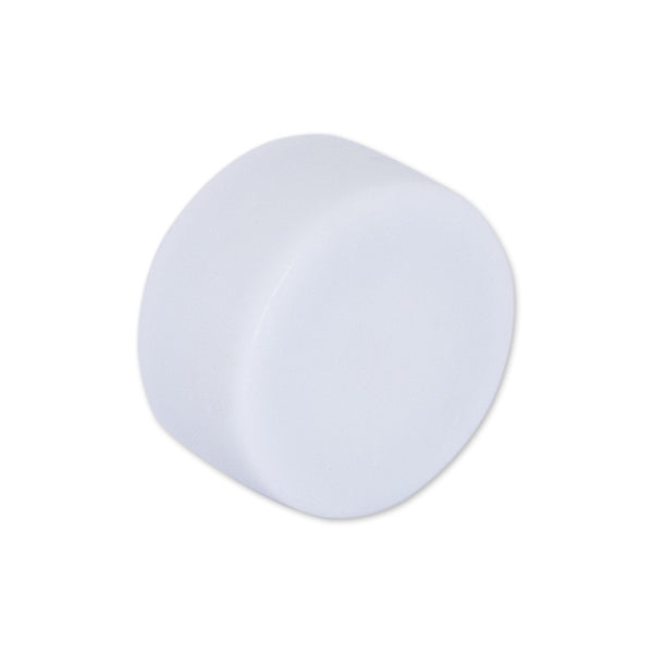 Neodymium White Button Magnet - 12.7mm x 6.35mm | Thermoplastic Rubber (TPR) Coated