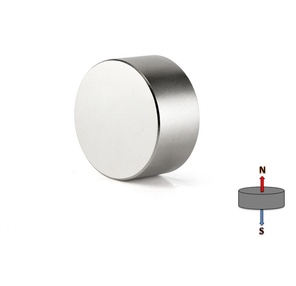 Neodymium Disc Magnet - 20mm x 10mm | N45H | High Temperature ≤120ºC
