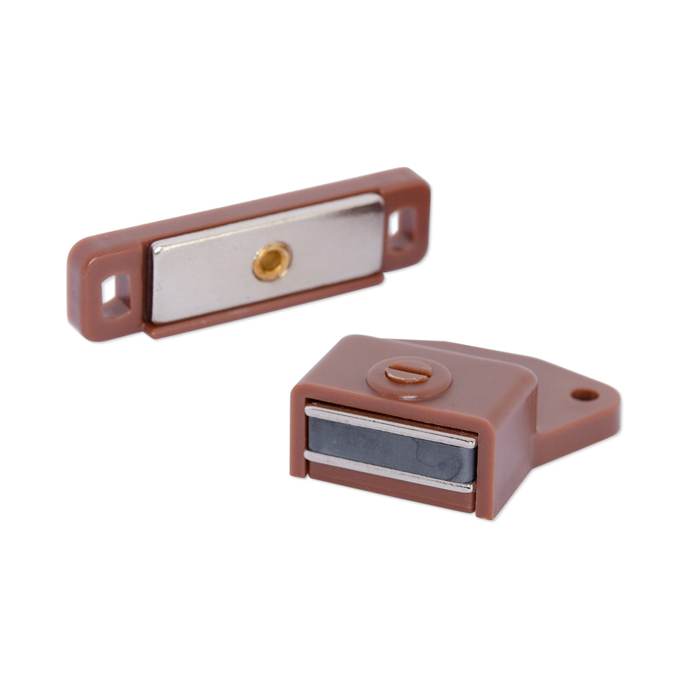 Magnetic Cabinet Door Latch | Brown