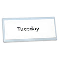 Magnetic Card and Label Holder | White