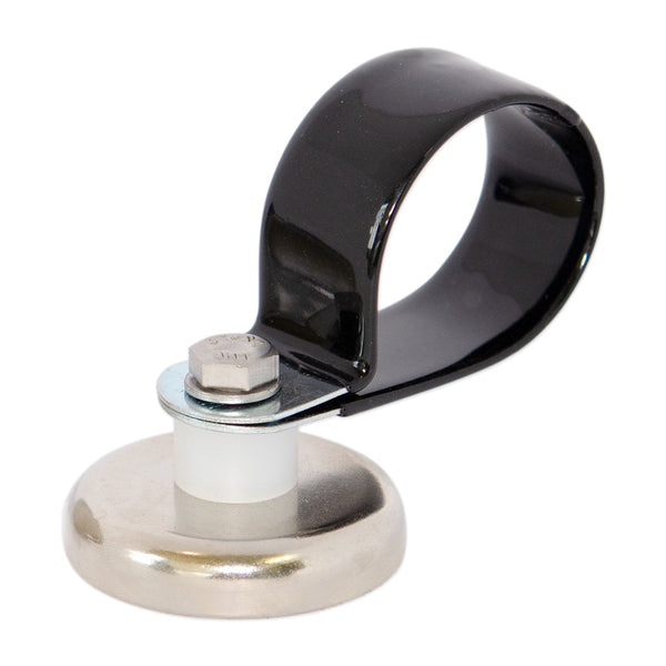 Neodymium D42mm Hose Clamp P-Clip Magnet | Neoprene | ID34mm dia. | Pull Force 68kg