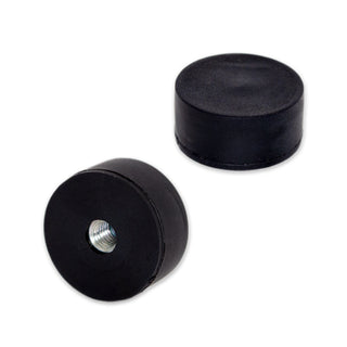 Female Thread Neodymium Pot - Diameter 22mm x 6mm with Rubber Case