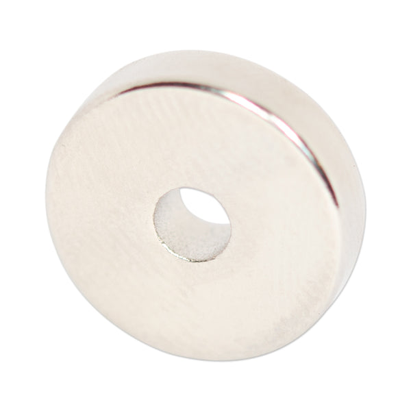 Neodymium Ring Magnet OD12.7 x H3.175 x ID3.175 mm N45