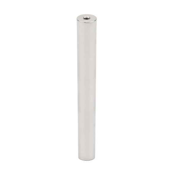 Separator Bar Tube Magnet - 25mm x 100mm | M6 Thread | N35UH | High Temperature